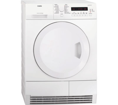 AEG T75280AC Condenser Tumble Dryer - White AEG T75280AC Condenser Tumble Dryer - White